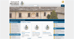 Desktop Screenshot of comune.novalesa.to.it